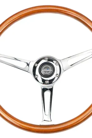 NRG Innovations Classic Wood Grain 360mm Steering Wheel; Stained Mahogany Don’t Miss Out