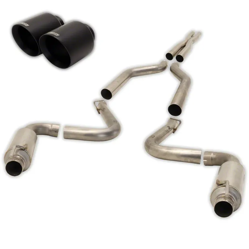Carven Exhaust Cat-Back Exhaust System with Ceramic Black Tips Final Sale
