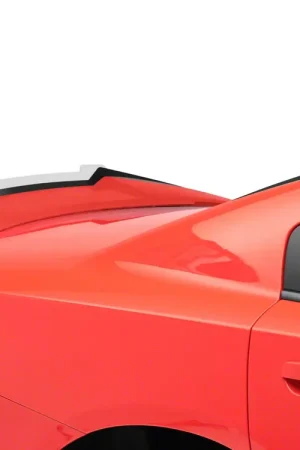 SRT Hellcat Extended Style Rear Spoiler with Wickerbill Insert; Unpainted Premium