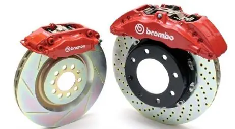 Porsche Cayman Brembo Gran Turismo Brake Kit with 6 Piston 355x32 Disc & 2-Piece Rotor - Front - 1Mx.8002A Weekend Sale