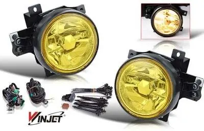 Direct From Manufacturer Honda Element WinJet OEM Fog Light - Yellow - Wiring Kit Included - WJ30-0139-12