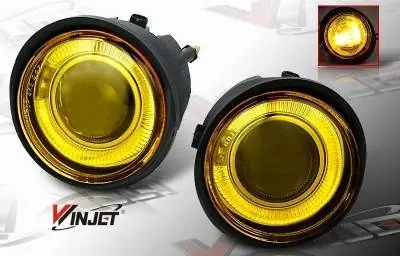 Super Sale Infiniti FX45 WinJet Halo Projector Fog Light - Yellow - WJ30-0092-12