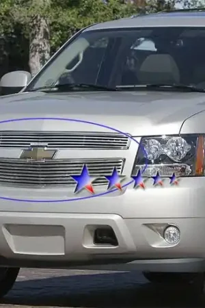 Chevrolet Suburban APS CNC Grille - Upper - Aluminum - C96451A While Supplies Last