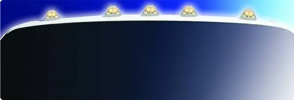 Express Delivery Ford F250 IPCW LED Cab Roof Lights - 5PC - LEDR-500C