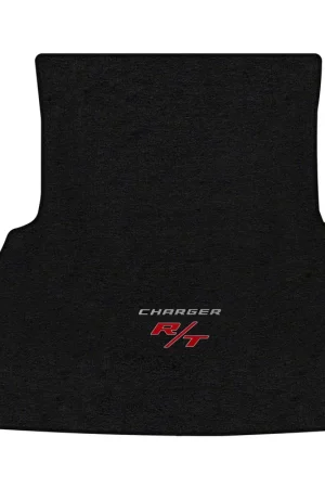 Lloyd Velourtex Trunk Mat with Silver and Red R/T Logo; Black Wholesale