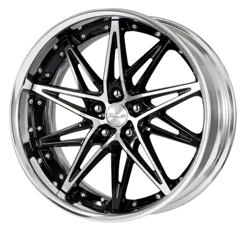 Work Schwert Sg1 5x115 20x9+22 A Disk Black Cut Clear Same Day Shipping