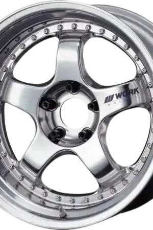 Authentic Work Meister S1 3P 4x100 17x7+3 A Disk Bright Buff Finish
