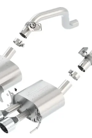 Borla 2014 Chevy Corvette C7 w/ AFM w/o NPP Atak Rear Section Exhaust— PMD Premier Motoring Development No Minimum Order