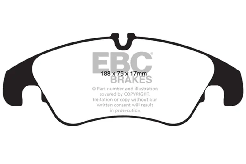 Seasonal Sale EBC 11 Audi A6 2.0 Turbo Redstuff Front Brake Pads — PMD Premier Motoring Development