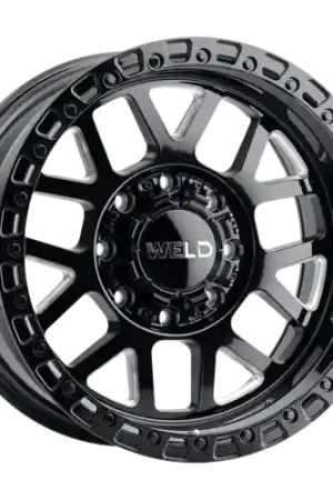 WELD Off-Road Cinch 5x127 20x12 -44 Gloss Black/Milled / Gloss Black Direct From Manufacturer