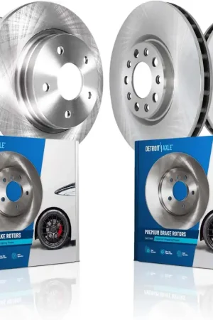 Don’t Miss Out 4pc Front & Rear Disc Brake Rotors Kit