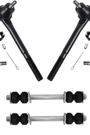 6pc Front Inner Outer Tie Rods Sway Bar Links Suspension Kit Discount