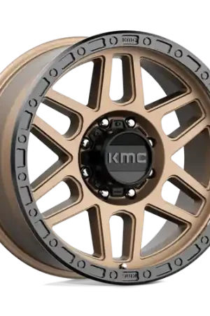 Worldwide Shipping KMC KM544 MESA 8X180 20X9 +18 MATTE BRONZE WITH BLACK LIP