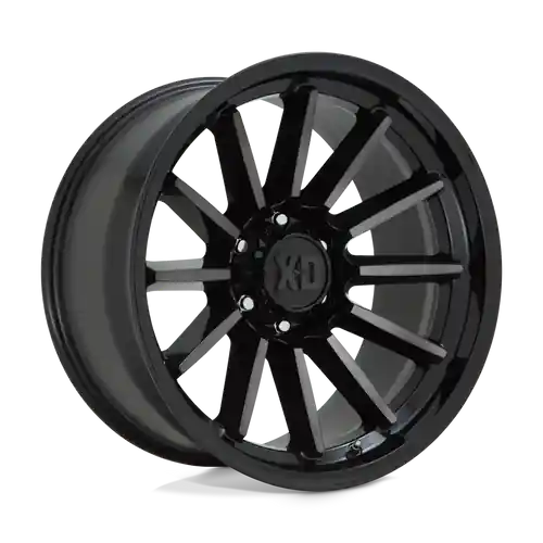 Order Now XD XD855 LUXE 6X120 20X9 +18 GLOSS BLACK MACHINED WITH GRAY TINT