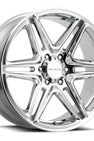 Vision Wheel Wedge Chrome Wheel; 20x9; 15mm Offset Price Drop