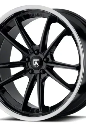 Express Delivery Asanti Sigma Gloss Black Wheel; Rear Only; 20x10.5; 20mm Offset