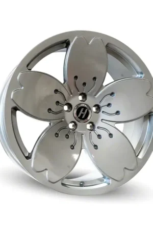 Professional Grade SAKURA Silver Wheel; 18x9.5; 38mm Offset