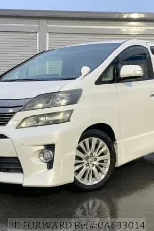 Used 2012 TOYOTA VELLFIRE 2.4ZG/DBA-ANH25W for sale. Find an affordable Used TOYOTA VELLFIRE with No.1 Japanese used car exporter BE FORWARD. Free Delivery