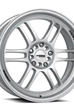 Exclusive KATANA RACING KR02 5x108/5x114.3 18x8 +40 Glossy Sliver