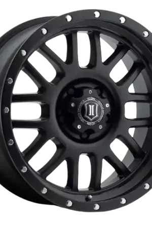 Icon Alloys ALPHA 5x127 17x8.5+0 Satin Black Brand New