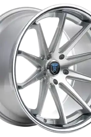 Direct From Factory Rohana RC10 5x112 20x9+25 Machine Silver/Chrome Lip
