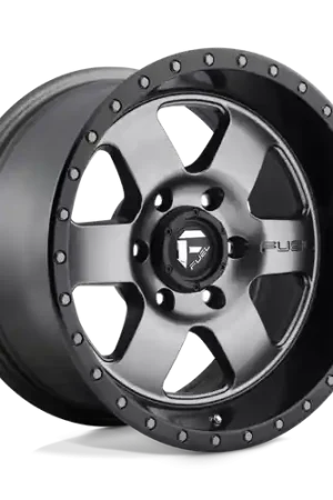 Fuel 1PC D619 PODIUM 5X139.7 17X9 +1 MATTE GUN METAL BLACK BEAD RING Buy Direct