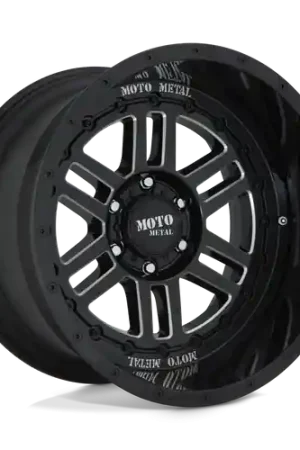 Best Seller Moto Metal MO800 DEEP SIX 8X170 22X12 -44 GLOSS BLACK MILLED