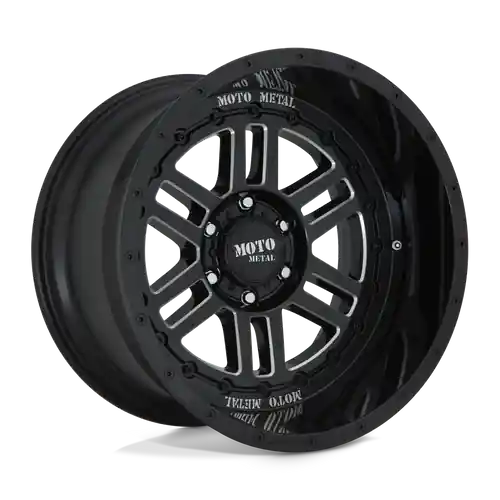 Best Seller Moto Metal MO800 DEEP SIX 8X170 22X12 -44 GLOSS BLACK MILLED