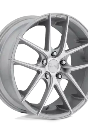 Niche 1PC M131 TARGA 5X114.3 20X10 +40 GLOSS SILVER MACHINED Direct From Manufacturer