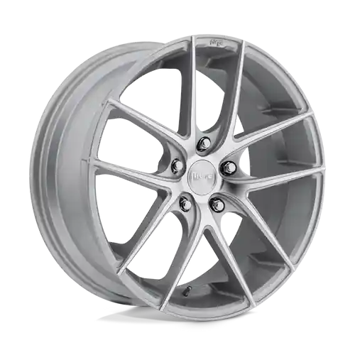 Niche 1PC M131 TARGA 5X114.3 20X10 +40 GLOSS SILVER MACHINED Direct From Manufacturer
