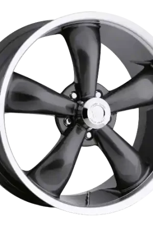 Vision American-Muscle 142 Legend 5x120.65 17x7+6 Gunmetal Machined Lip No Minimum Order