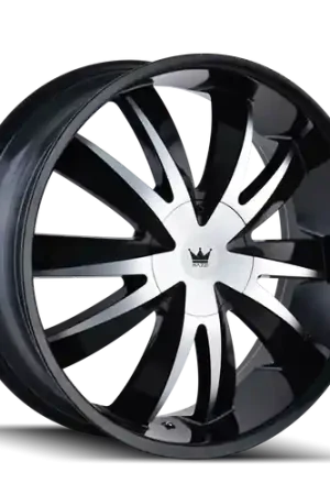Mazzi Edge 337 5x115/5x120 20x8.5+18 Gloss Black/Machined Face Fresh Stock