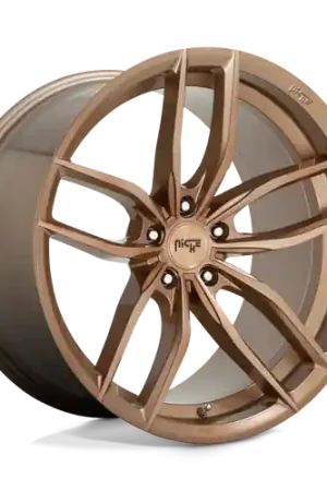 New Release Niche 1PC M202 VOSSO 5X114.3 20X10.5 +40 GLOSSY BRONZE BRUSHED