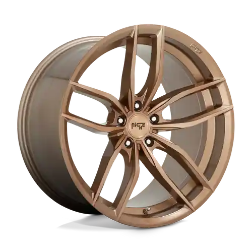 New Release Niche 1PC M202 VOSSO 5X114.3 20X10.5 +40 GLOSSY BRONZE BRUSHED