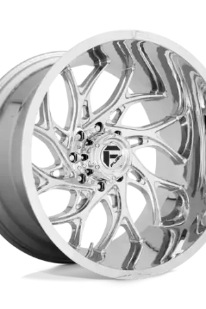 Fresh Stock Fuel 1PC D740 RUNNER 8X165.1 22X10 -18 CHROME
