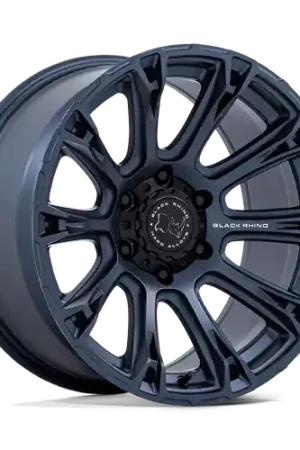Top Pick Black Rhino Hard Alloys BR020 DIAMONDBACK 6X135 18x9 +12 METALLIC BLUE