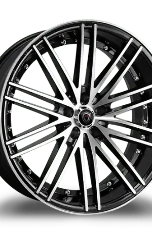 Deal MARQUEE WHEELS M3246 5x120 20x9+15 BLACK / MACHINED