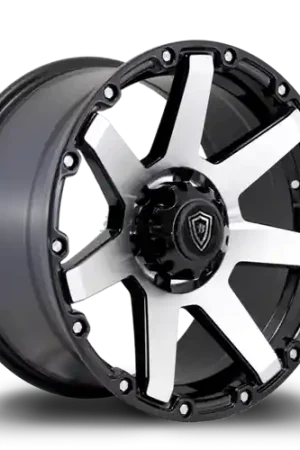 Limited Offer WHITE DIAMOND W2804 6x139.7 16x8-10 BLACK / MACHINED