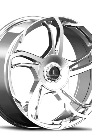 Shop Now Luxxx Alloys Lux 52 Wheel 20x8.5 5x112 & 5x114.3 Chrome 35mm - FREE T-SHIRT INCLUDED!