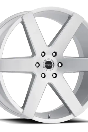 Express Delivery Strada S60 Coda Wheel 24x10 5x120 Brushed Silver 25mm - FREE T-SHIRT INCLUDED!