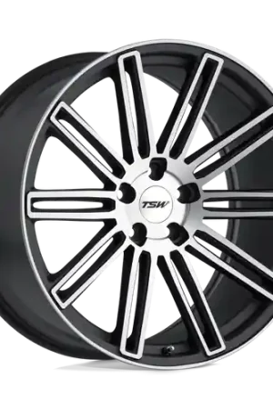 Save Now TSW CROWTHORNE 5X108 18X8.5 +43 MATTE GUNMETAL W/ MATTE MACHINE FACE
