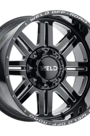 WELD Off-Road Chasm 5x139.7 20x9 0 Gloss Black/Milled Worldwide Shipping