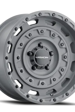Discount Vision Tactical 403 Wheel 18x9.5 6x139.7 Thrashed Gun Metal -18mm - FREE T-SHIRT INCLUDED!