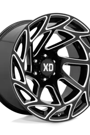 Holiday Sale XD XD860 ONSLAUGHT 6X139.7 22X12 -44 GLOSS BLACK MILLED