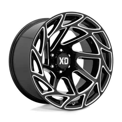 Holiday Sale XD XD860 ONSLAUGHT 6X139.7 22X12 -44 GLOSS BLACK MILLED