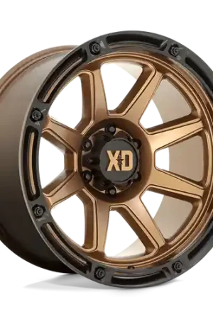 Top Rated XD XD863 8X165.1 20X9 +18 MATTE BRONZE WITH BLACK LIP