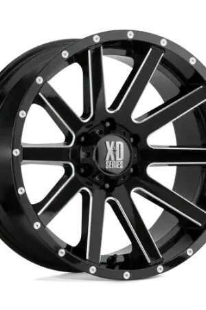 XD XD818 HEIST 8X165.1 20X12 -44 SATIN BLACK MILLED Free Delivery