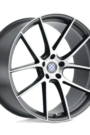 Beyern RITZ 5X120 22X11 +25 GLOSS GUNMETAL W/ BRUSHED FACE Fast Shipping