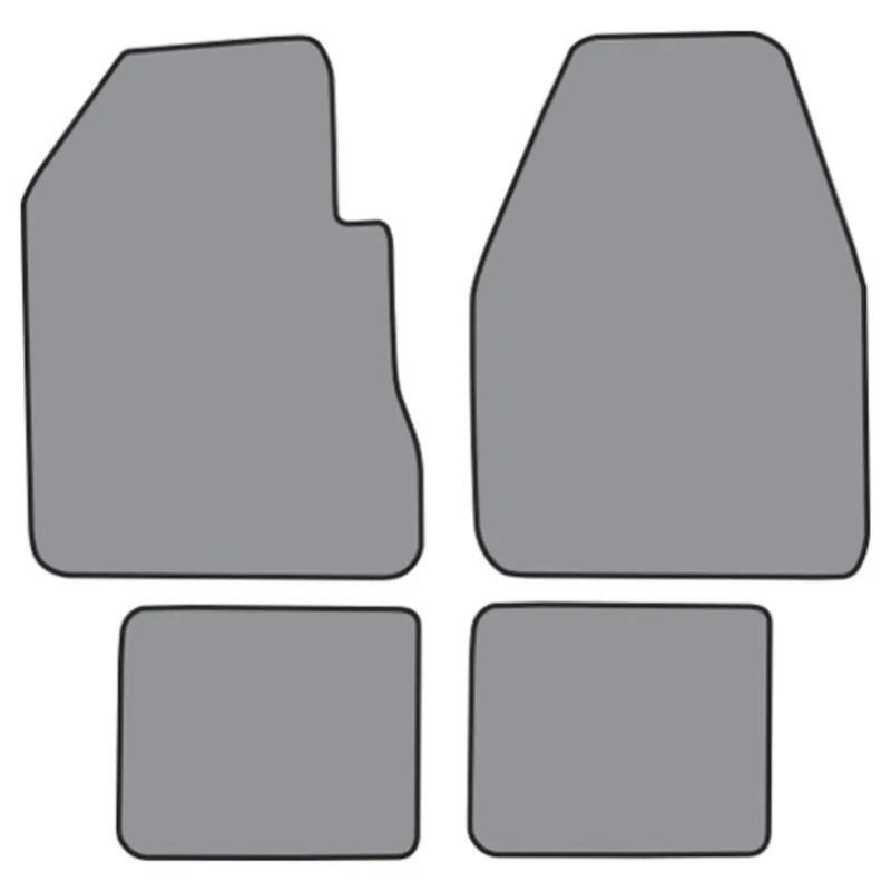 Certified Floor Mats for 1968-73 Plymouth Roadrunner 4spd (FM76F FM18R) Loop 4Pc
