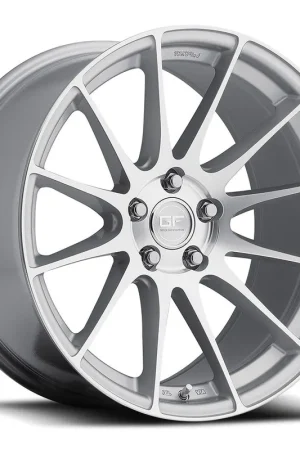 Mrr Gf6 Wheel 19x9.5 5x114.3 Silver Machined 20mm - FREE T-SHIRT INCLUDED! Next Day Delivery